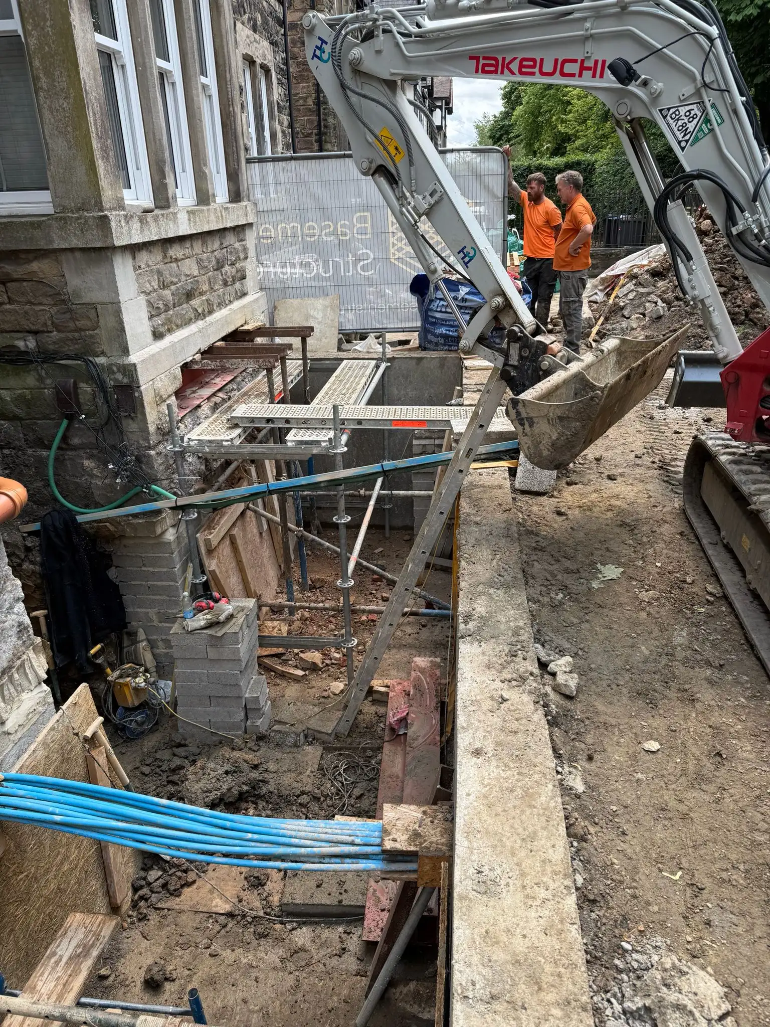 Luxury basement shell and core to turnkey construction in Northern England